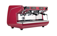 Кофемашина-полуавтомат 2 группы NUOVA SIMONELLI APPIA LIFE 2GR S 220V BLACK/WHITE/RED+HIGH GROUPS+ECONOMIZER